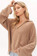 Capistrano Collared Washed Pullover