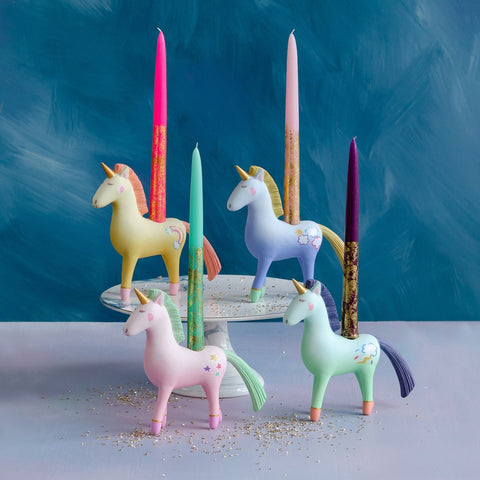 Unicorn Taper Candle Holder